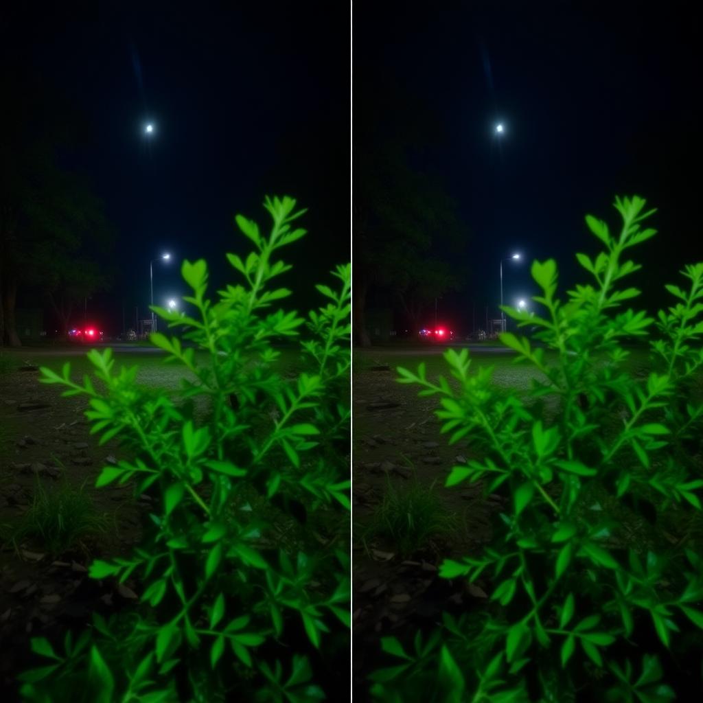 Foto com modo noturno ativado no Galaxy A34