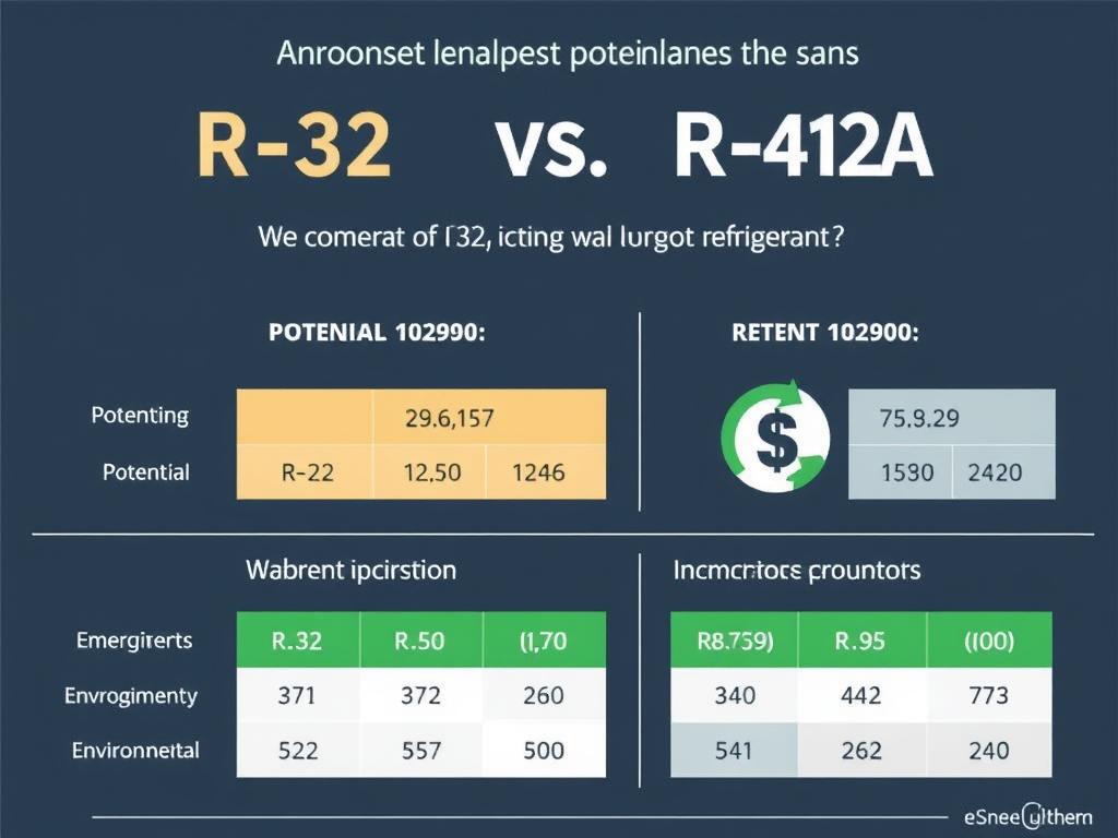 Comparativo do impacto ambiental entre os gases refrigerantes R-32 e R-410A