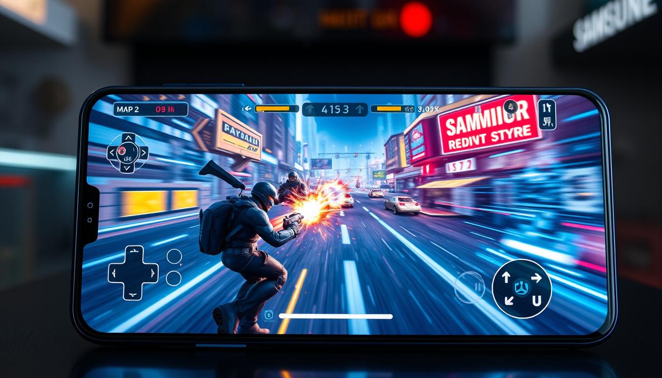 Galaxy S24 Plus rodando jogos de alta performance com gráficos intensos