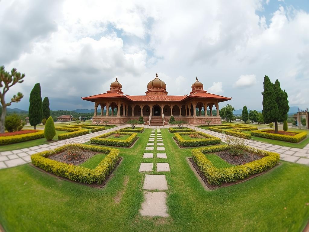 Foto com grande angular mostrando o campo de visão amplo da câmera ultra-wide do S24 Plus