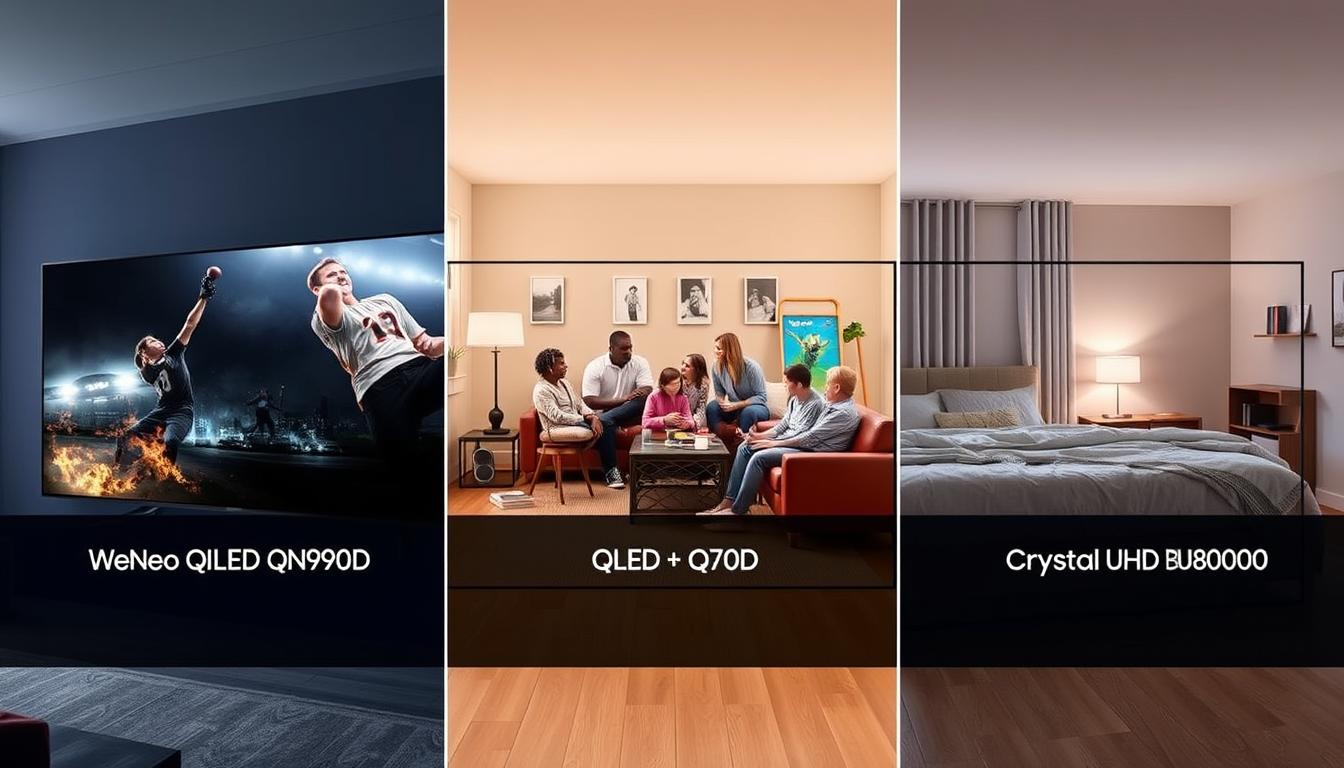 As três melhores TV 4K Samsung Smart 2025 em diferentes ambientes e usos