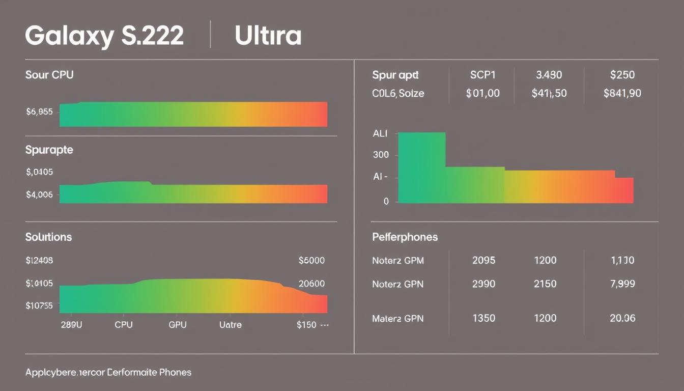 Benchmark do Galaxy S24 Ultra mostrando seu desempenho superior em testes de performance