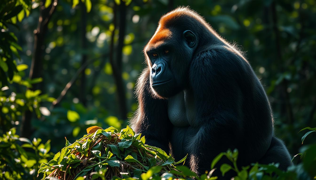 Silverback Gorilla Feeding Habits