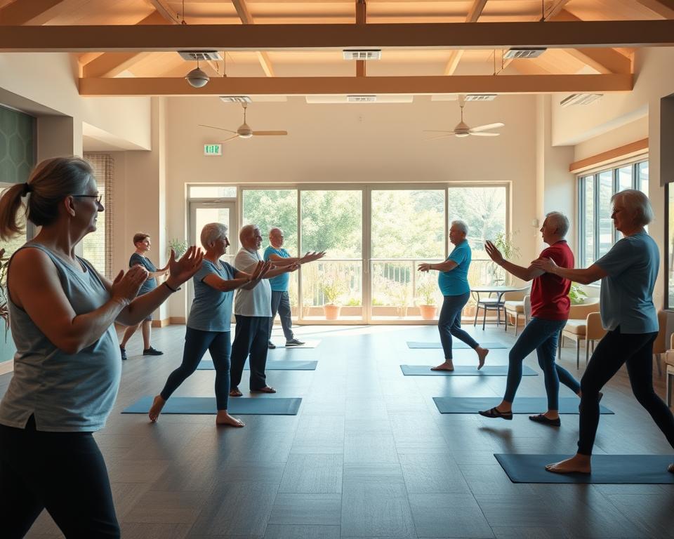 erder o equilíbrio não é inevitável. Práticas como tai chi ou exercícios com bolas suíças desenvolvem coordenação motora de forma gradual.