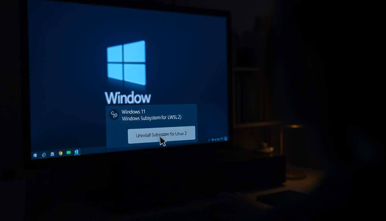 uninstall wsl2 windows 11