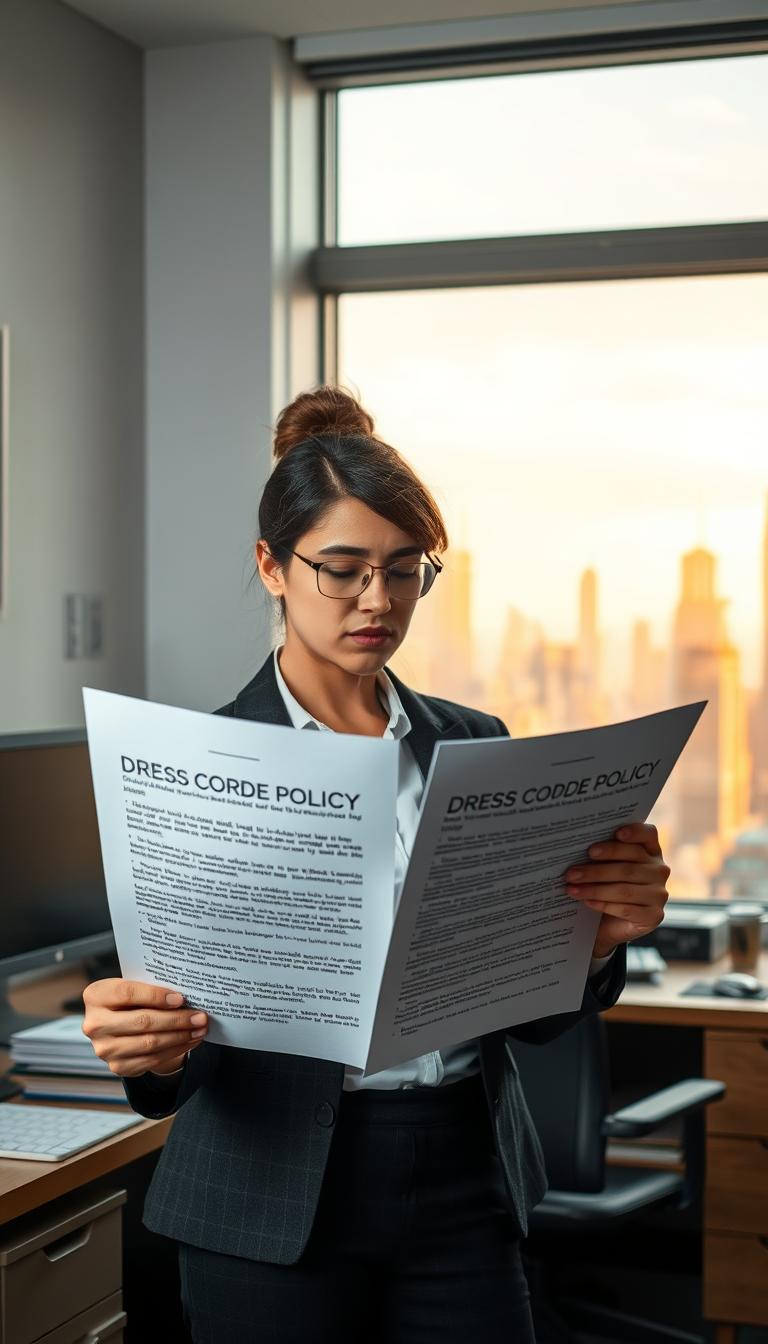 interpreting dress code policy