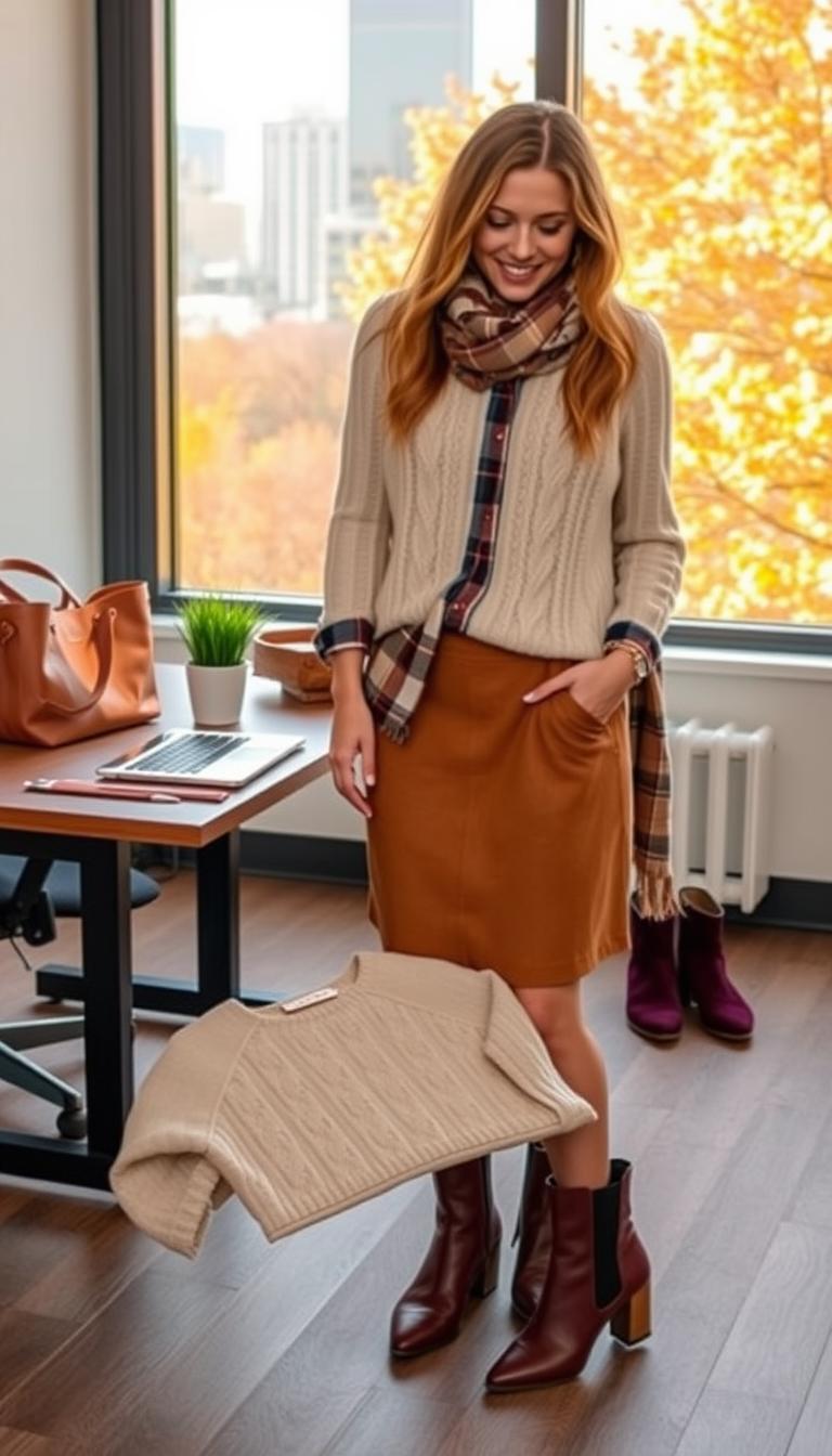 fall capsule wardrobe office