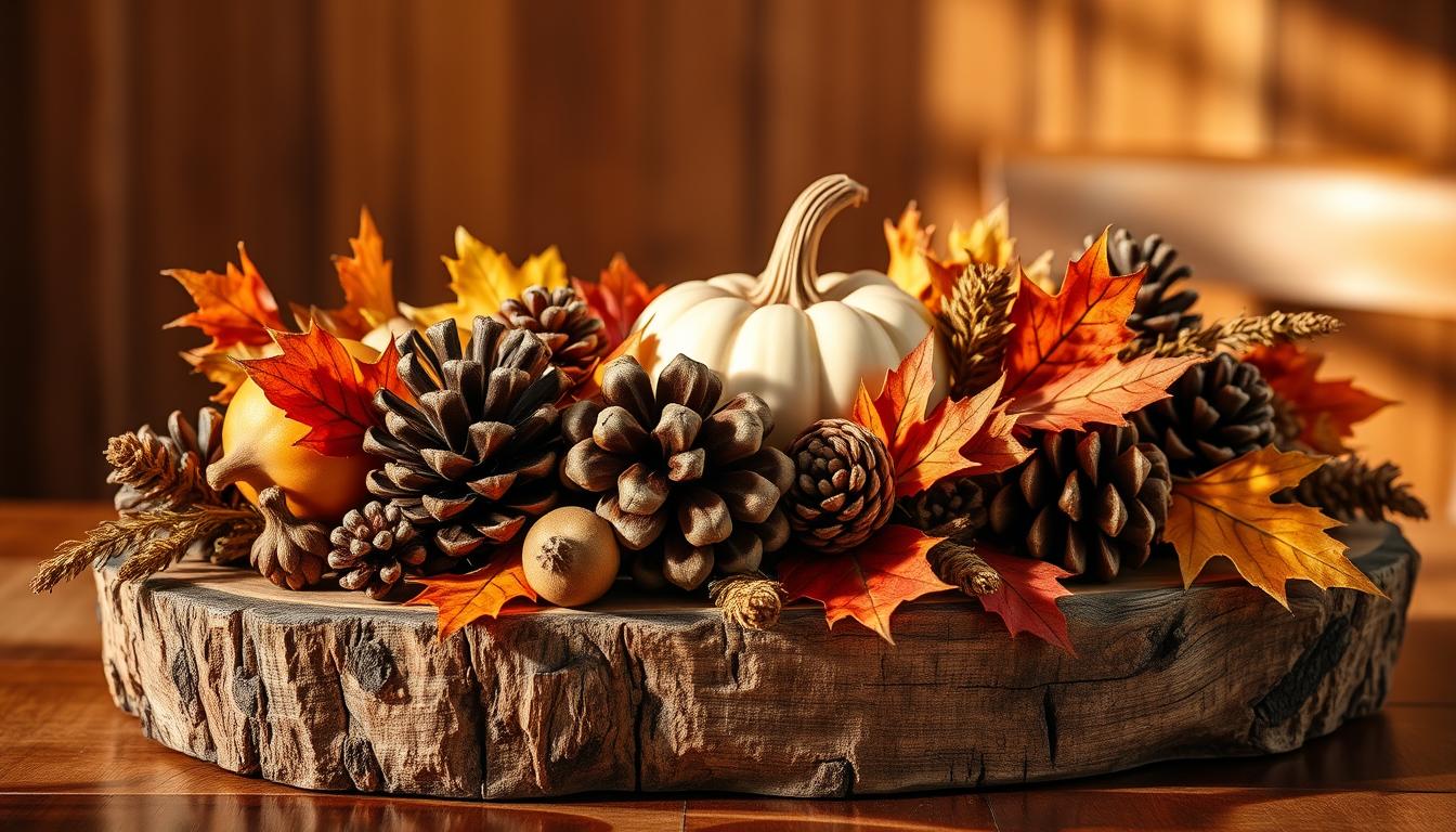Fall Wooden Centerpiece Designs