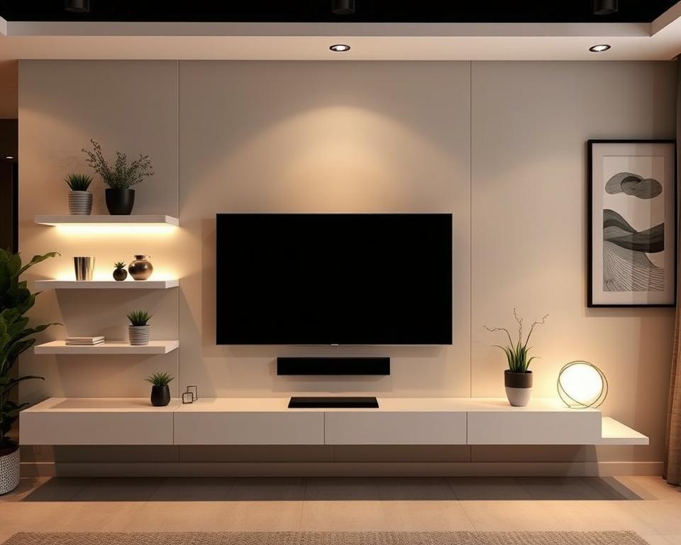 ديكور شاشات تلفزيون
