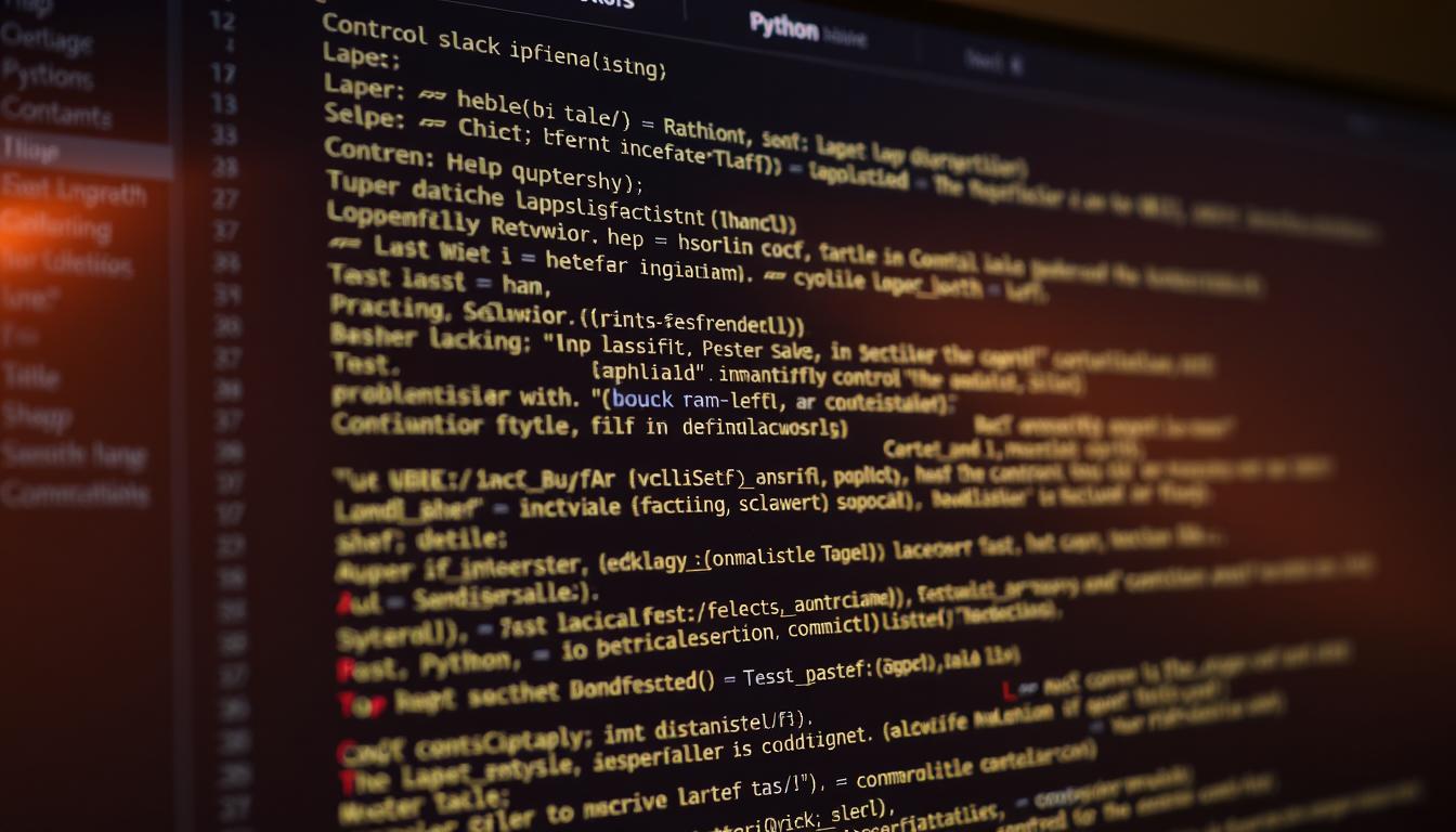 Python control flow example