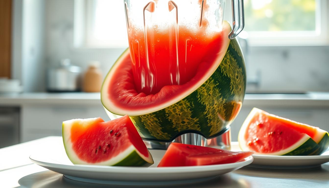 watermelon juice blending technique