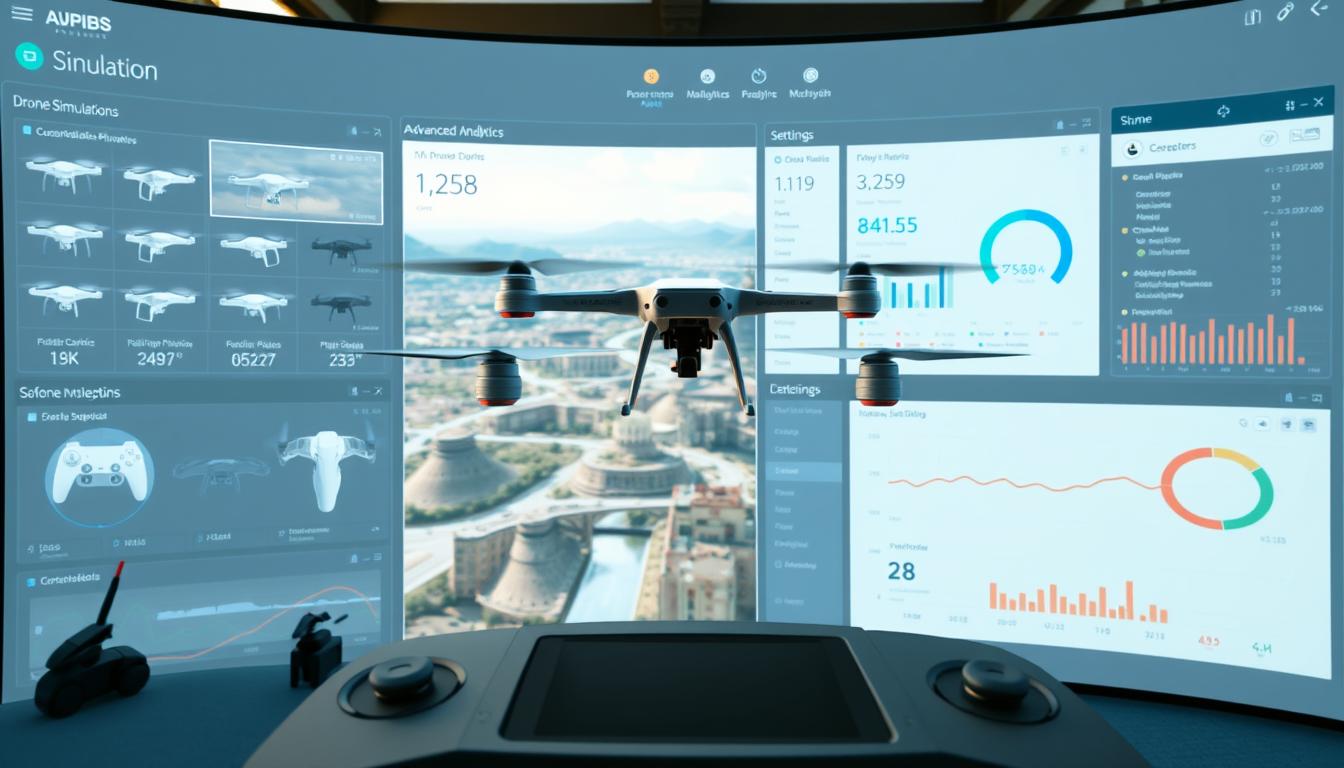 无人机仿真平台界面