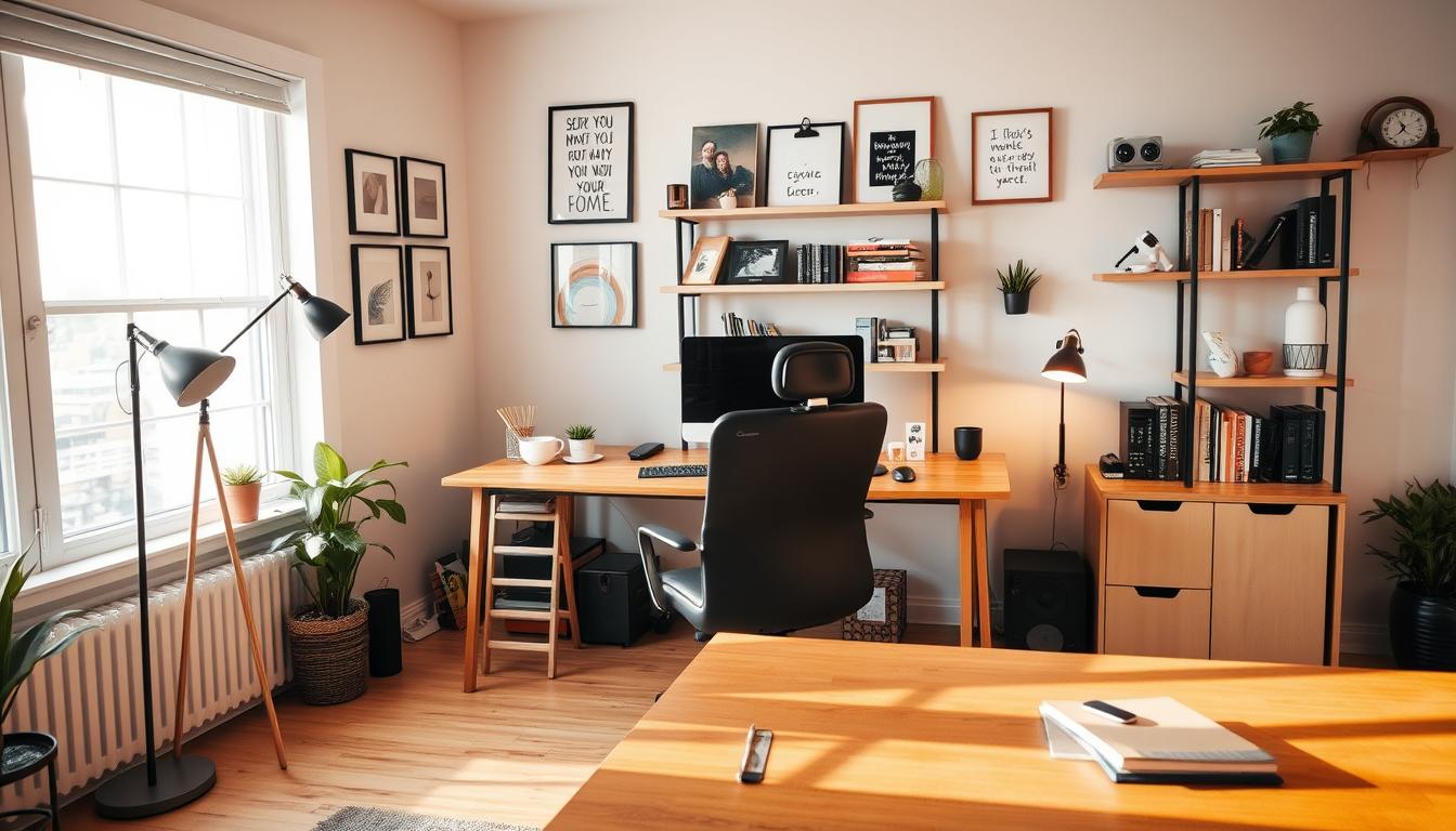remote work setup, gadgets, productivity