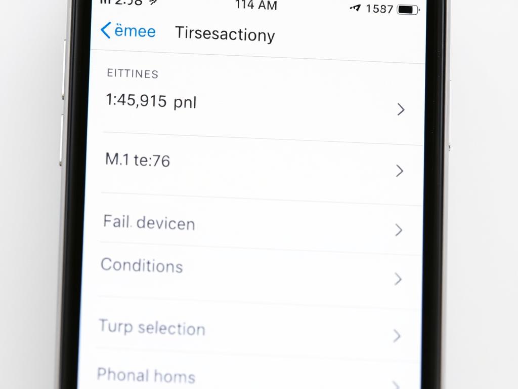 Smartphone showing automation setup screen