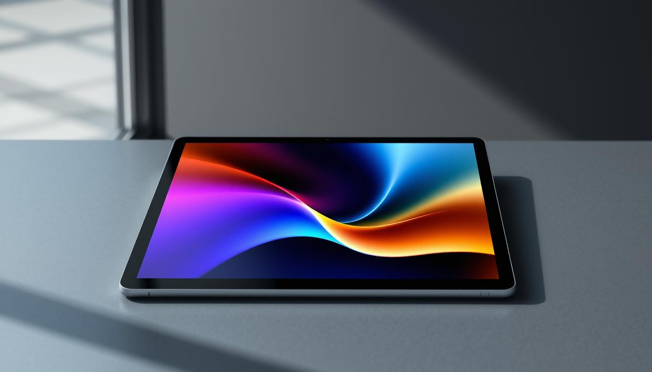 Generate an image of a digital notepad on a tablet.