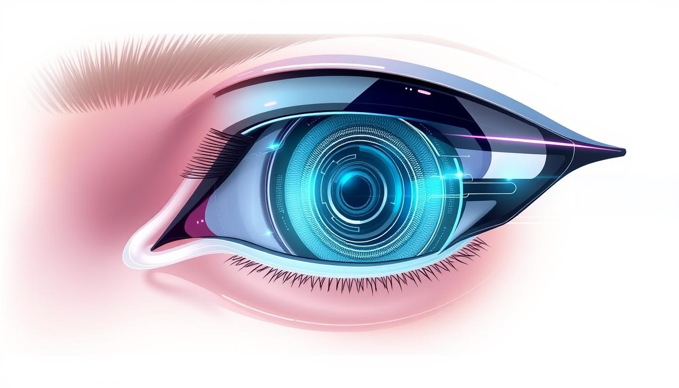 Image of connected contact lenses