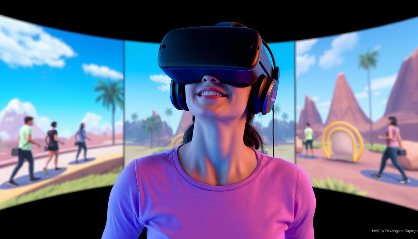 Image of FitXR workout game on Oculus by Meta
