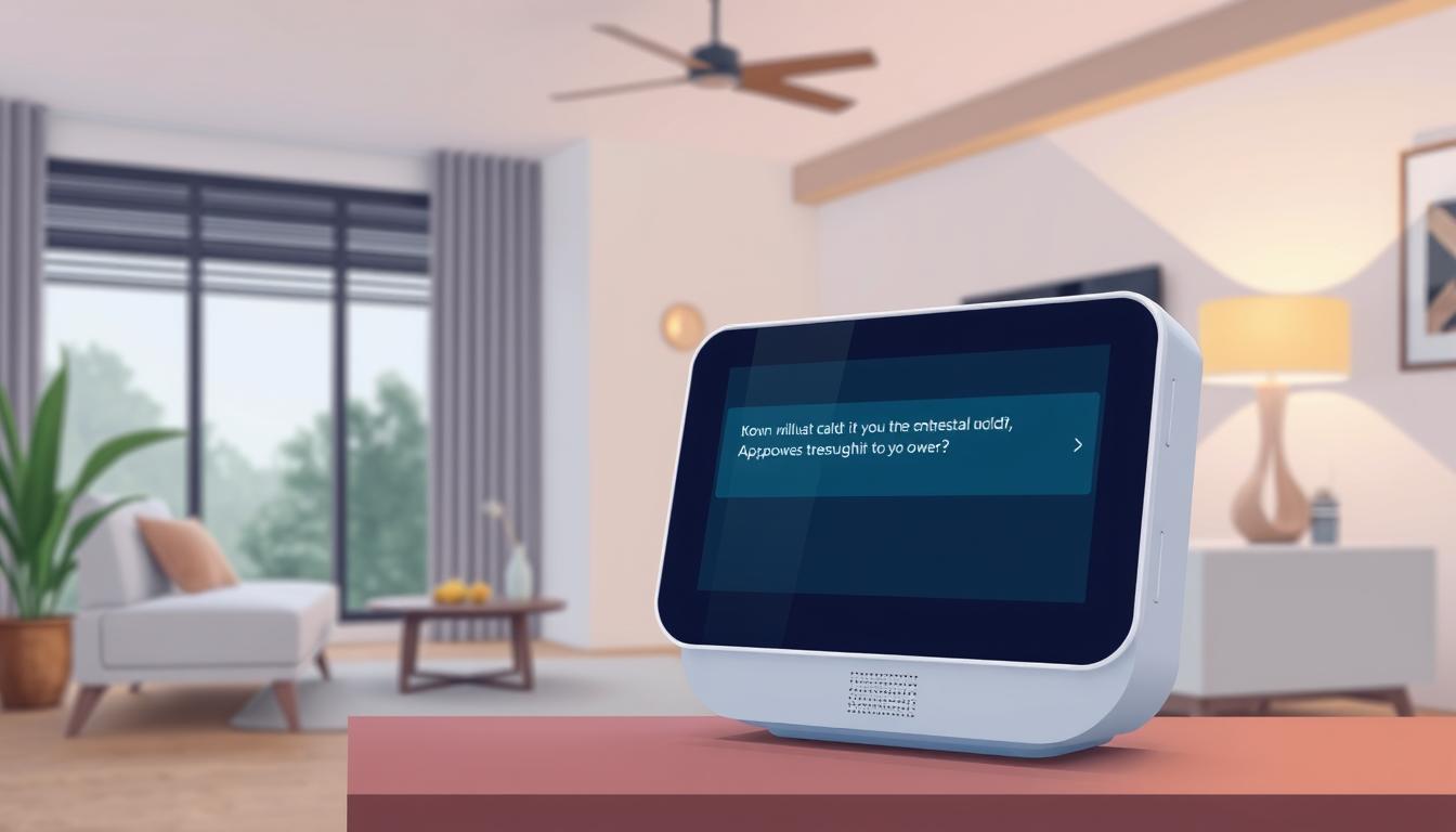 Image of a smart home device with a power issue