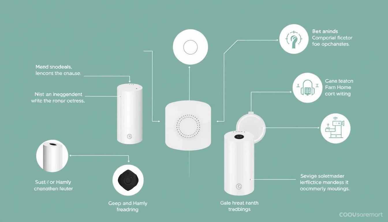 Image of Cove Smart Home Security System components