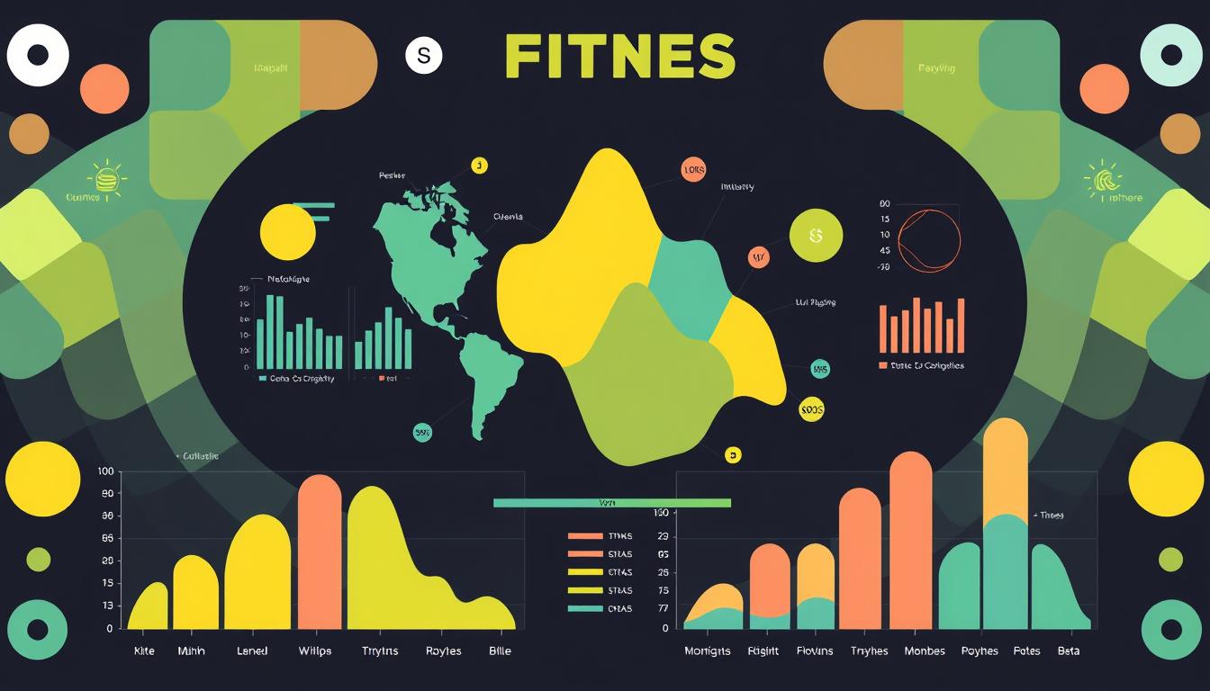 Visual representation of fitness data patterns