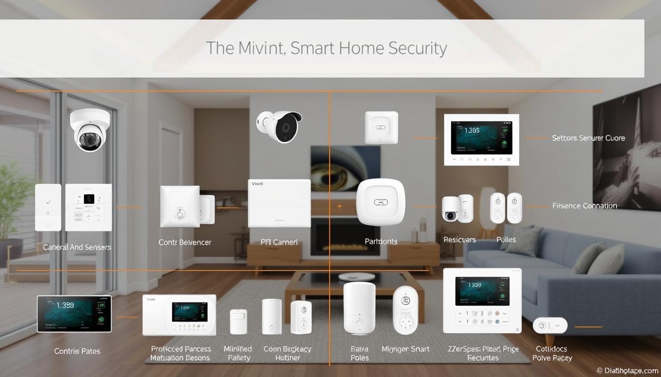 Image of Vivint Smart Home Security system components