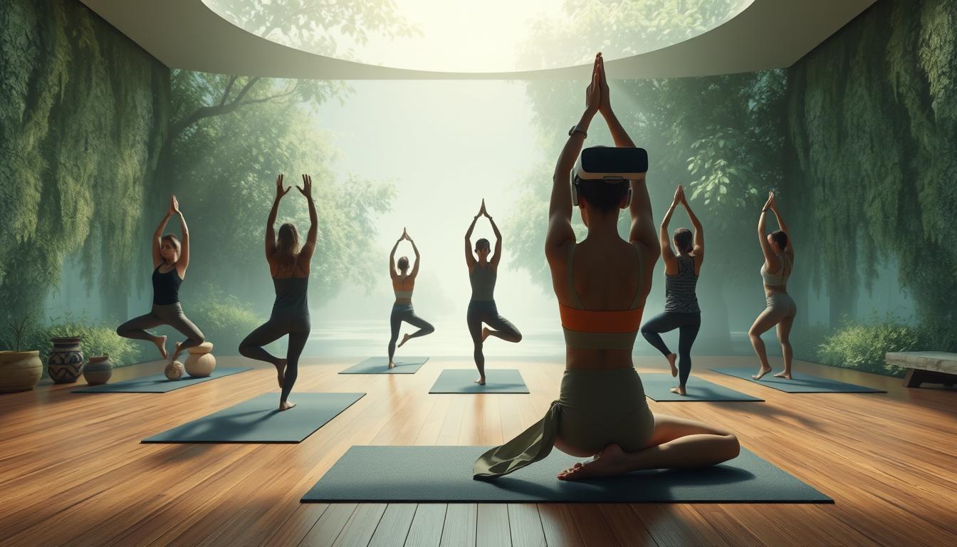 Image of Alo Moves XR virtual yoga experience