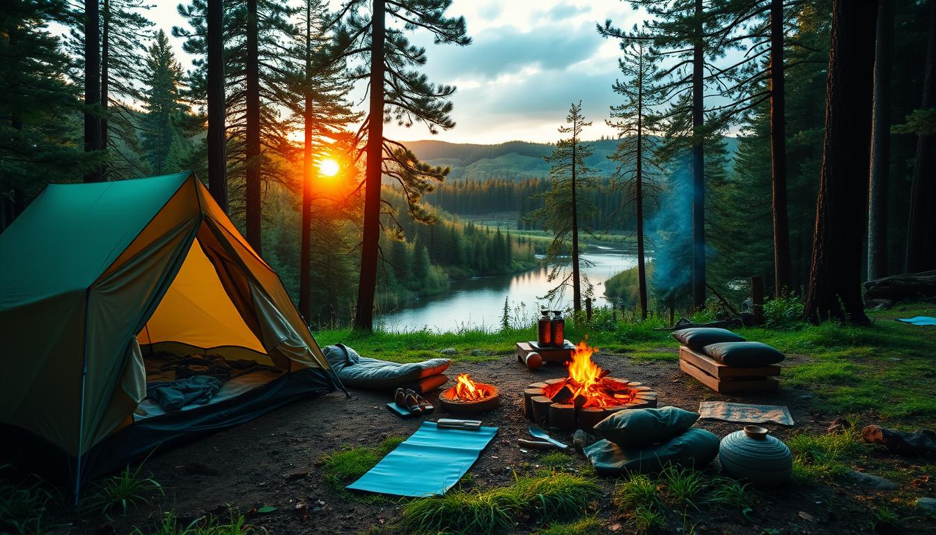 health and wellness camping