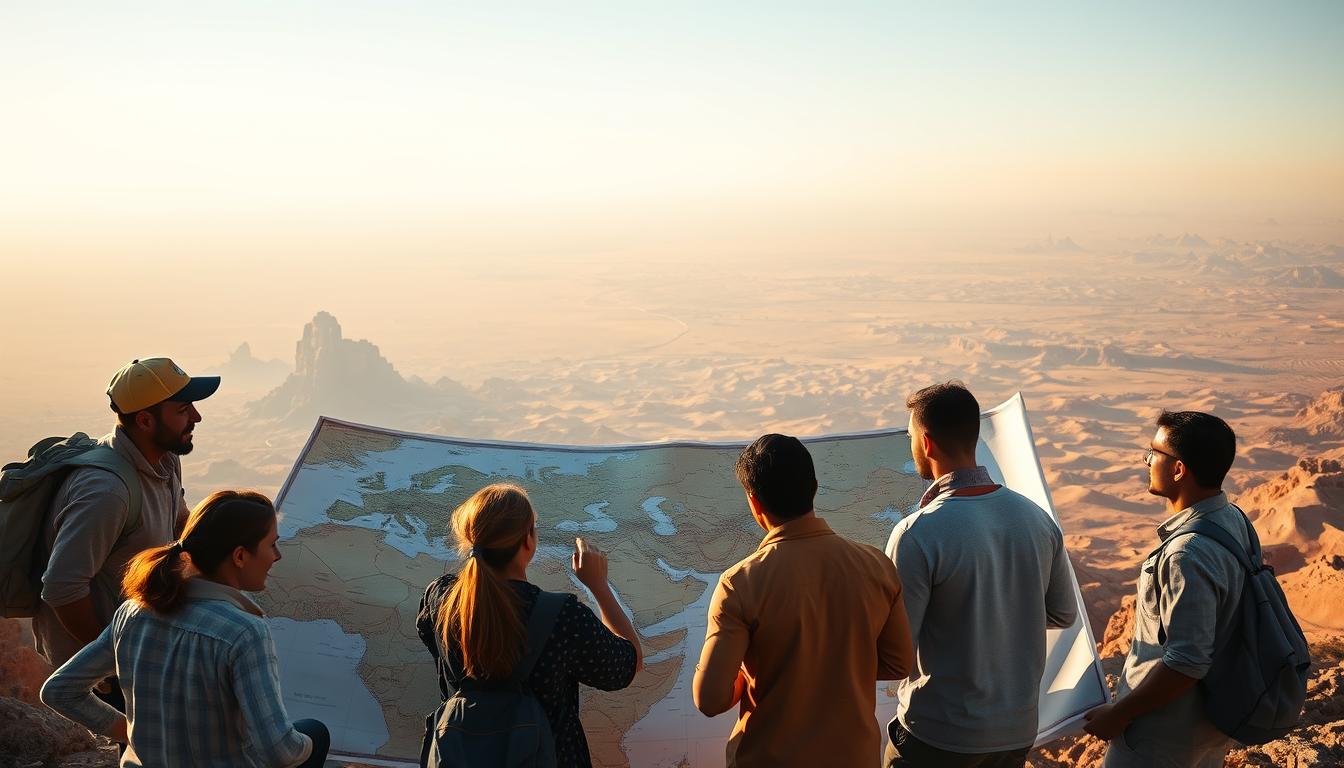 تخطيط رحلة المغامرات