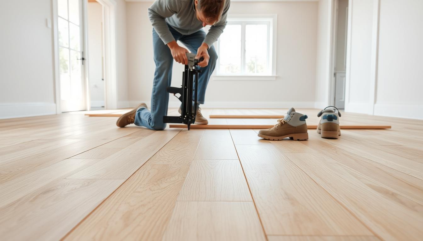 white oak flooring installation