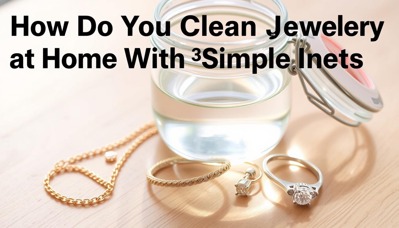How do you clean jewelry at home