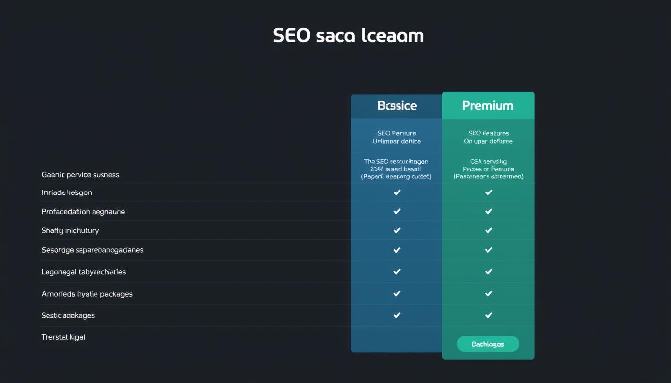 SEO ծառայություններ փաթեթների համեմատություն