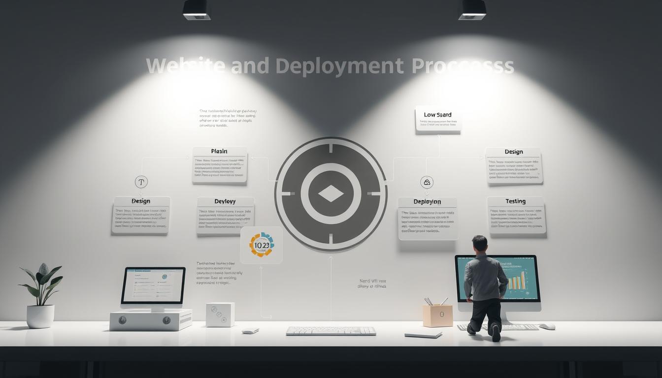 quy trình triển khai website xổ số