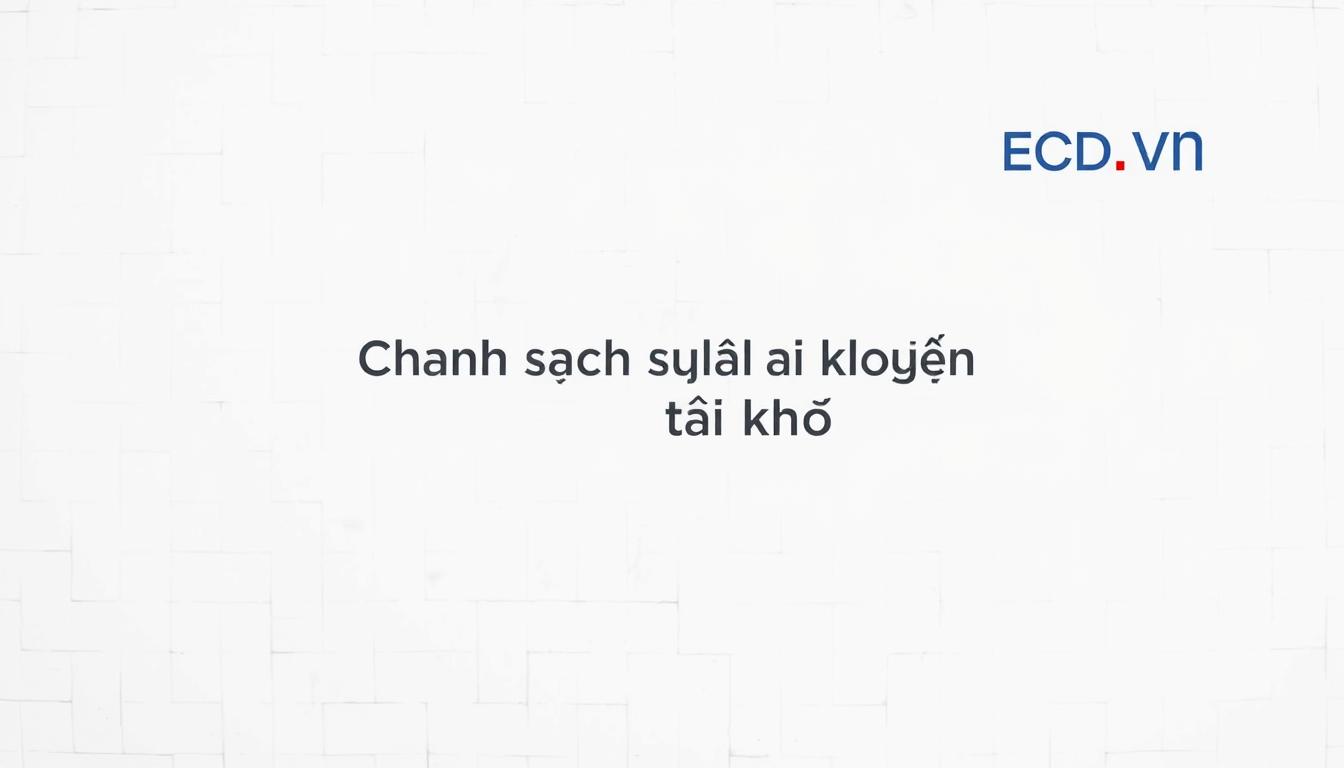 chính sách sử dụng tài khoản