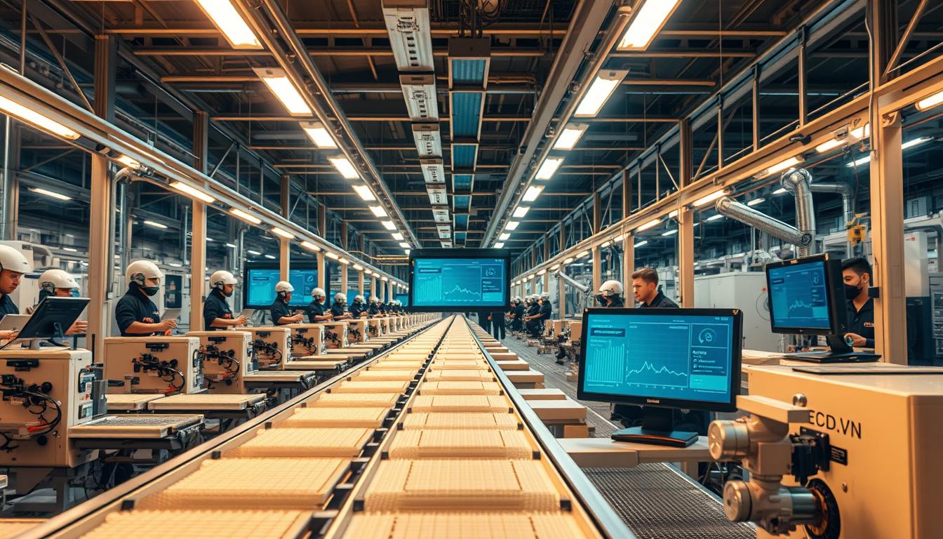 quy trình triển khai tự động hóa sản xuất