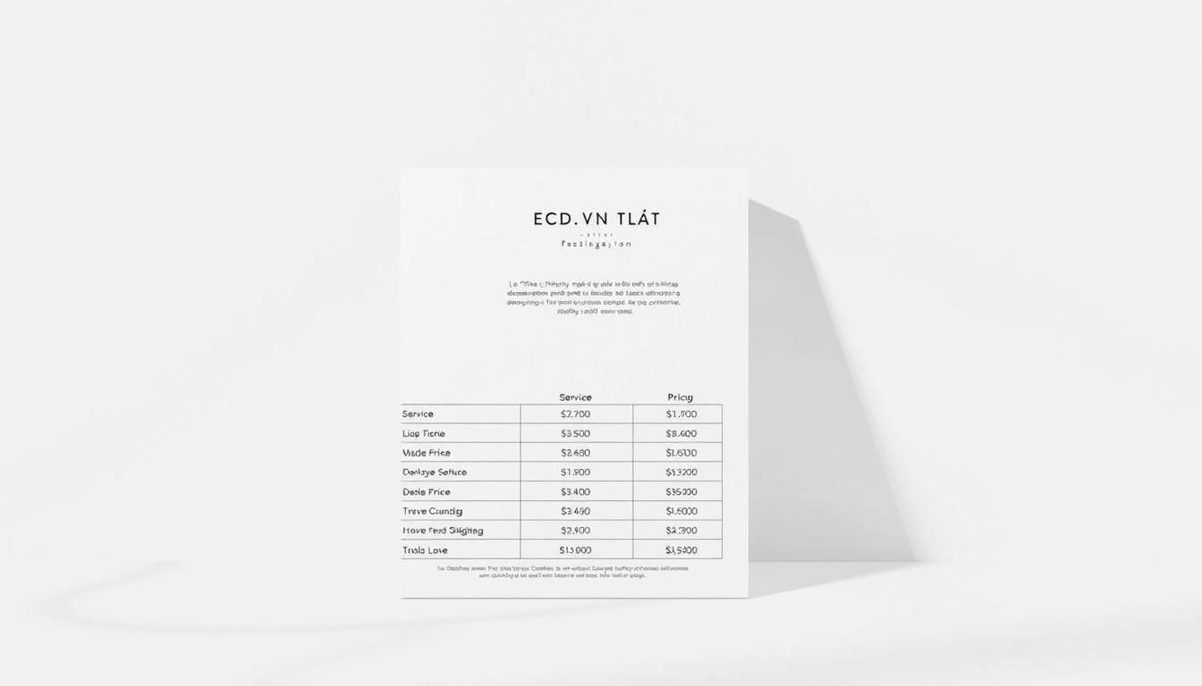 bảng giá doanh nghiệp