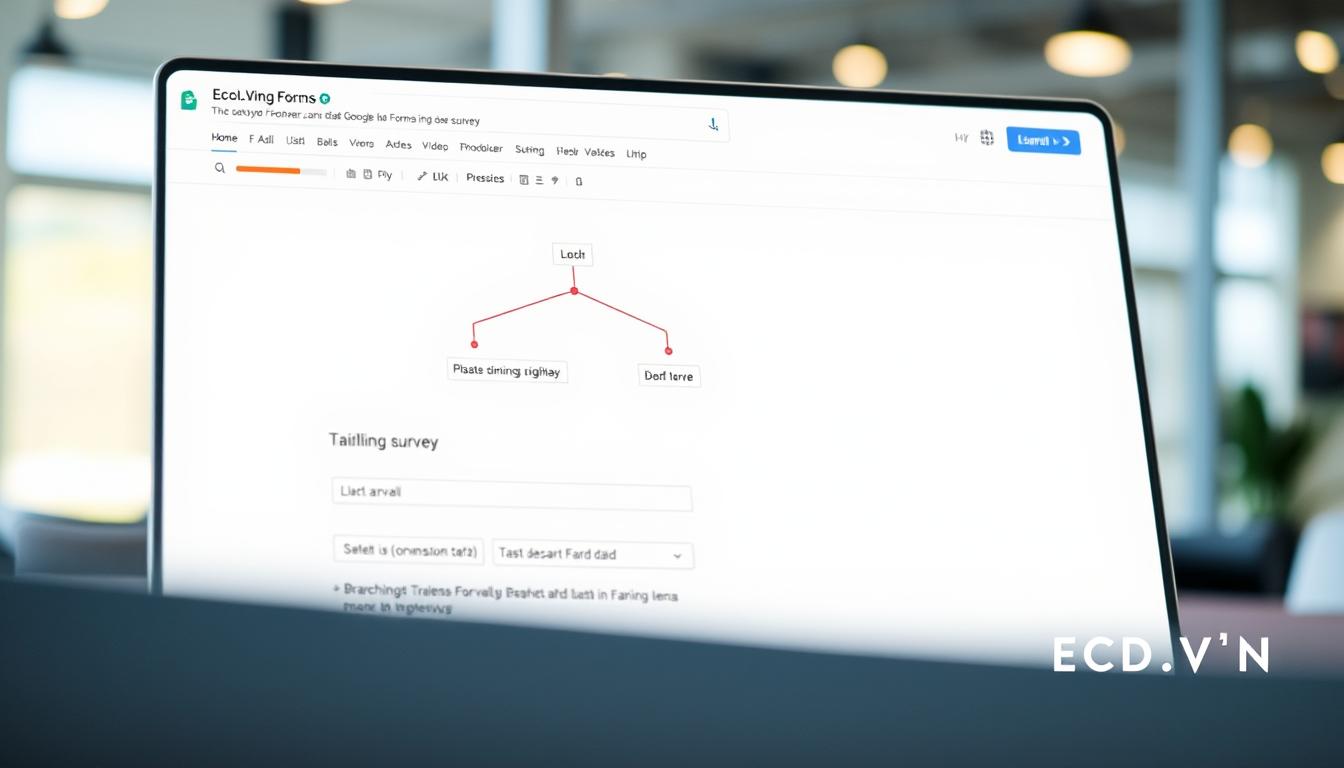 Google Forms rẽ nhánh