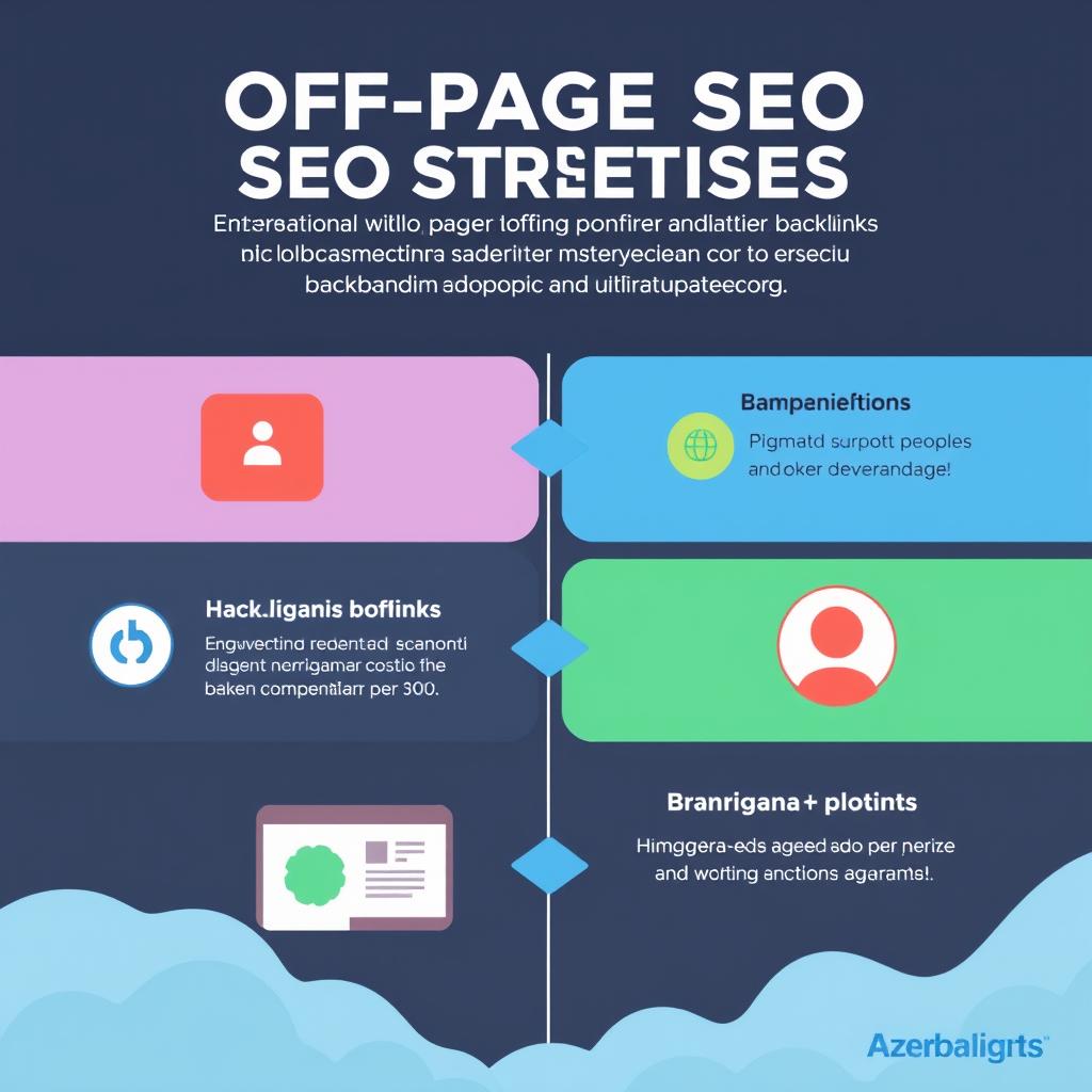 Xarici SEO strategiyalarını göstərən qrafik