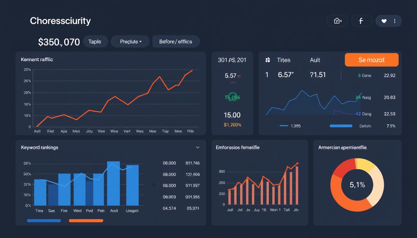 SEO ծառայություններ արդյունքների գրաֆիկական պատկեր