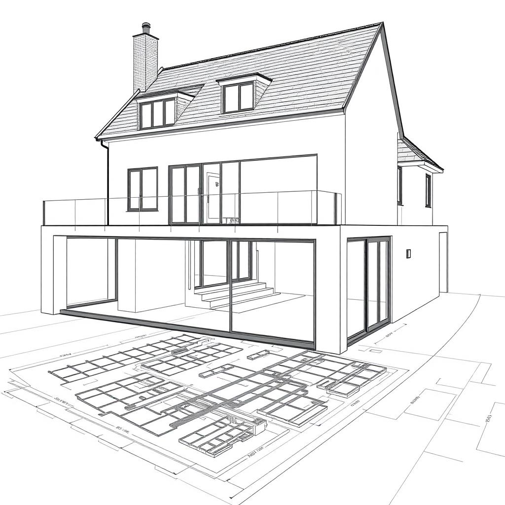 Architectural design for home extension in Oxford