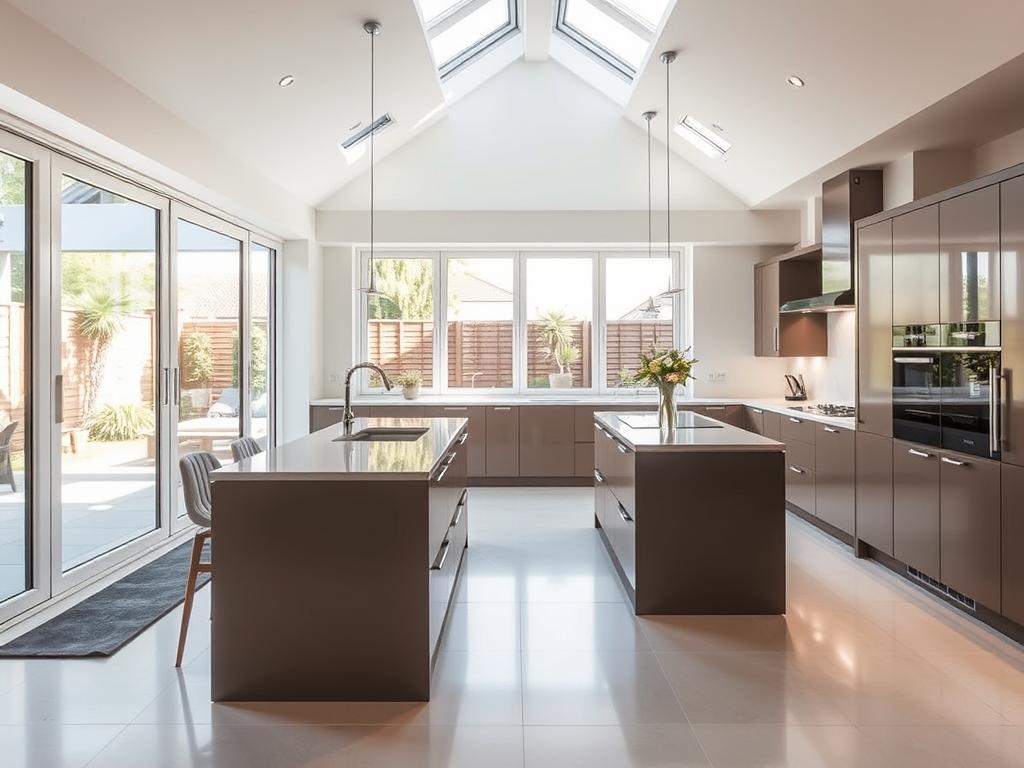 Kitchen extension by Oxford extension builders