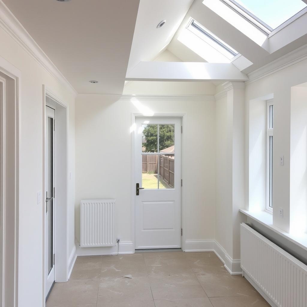 Interior finishing of Oxford home extension