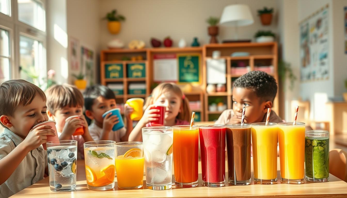Kindergesundheit und gesunde Getränke