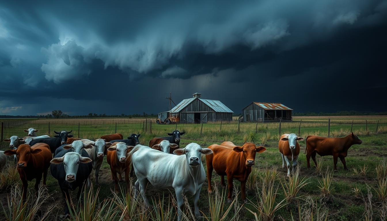 Moderne Bedrohungen Landwirtschaft Tierzucht