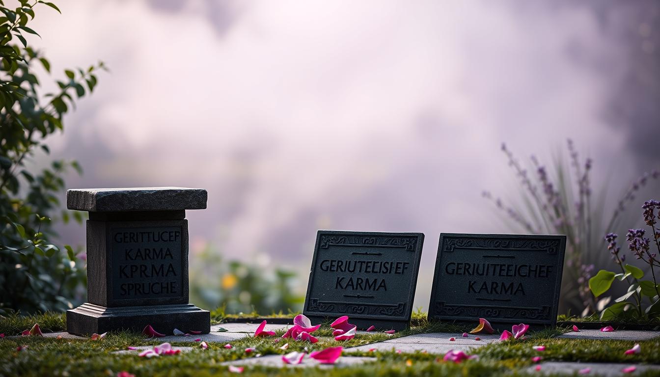 Karma Sprüche und Gerechtigkeit