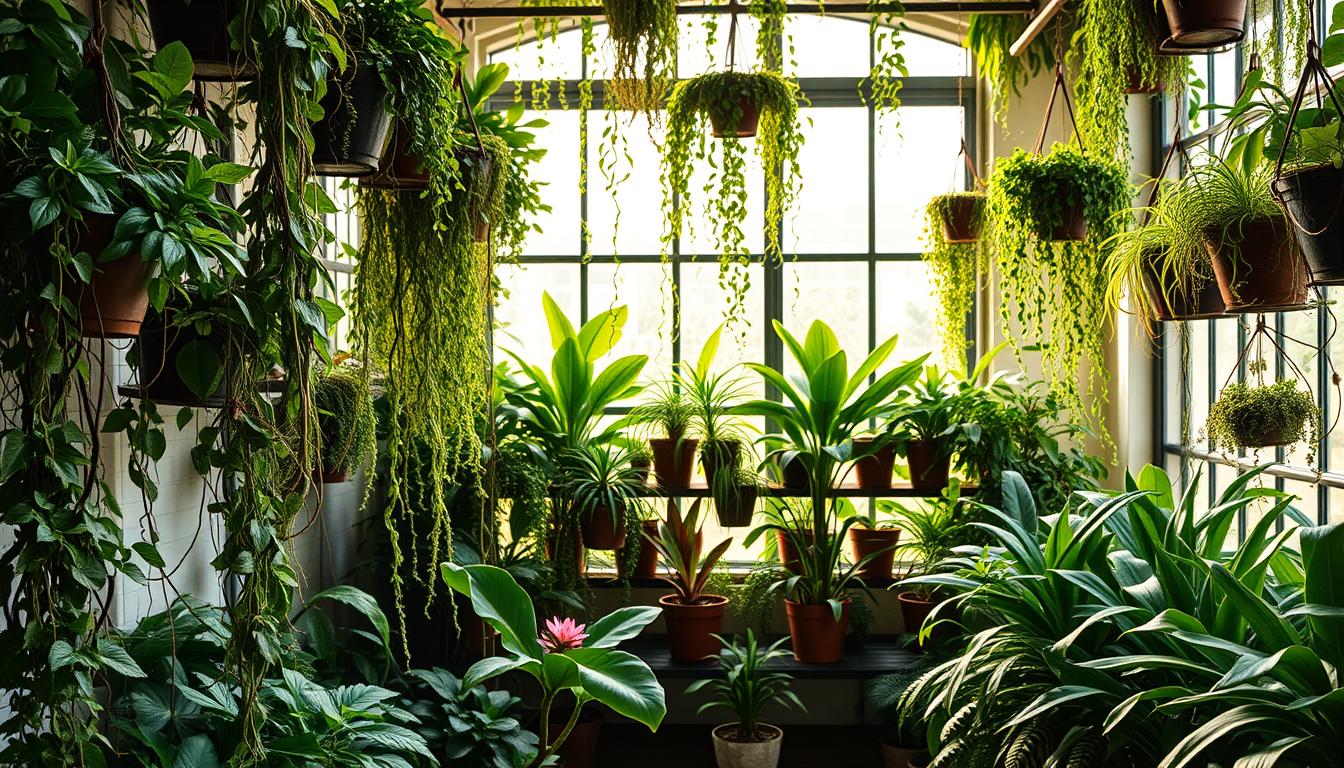 Hängende Gärten Indoor-Pflanzen