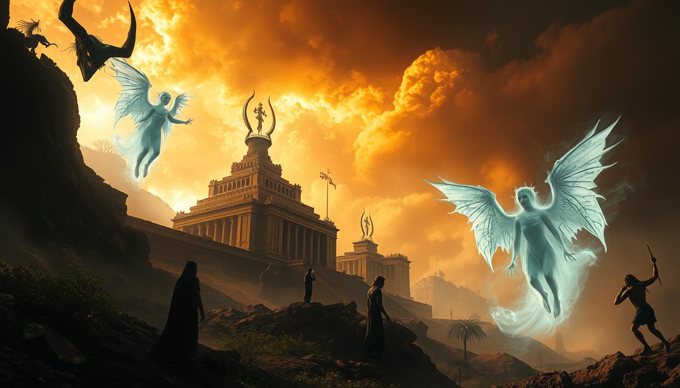 antike Mythologie Darstellung früher Zivilisationen