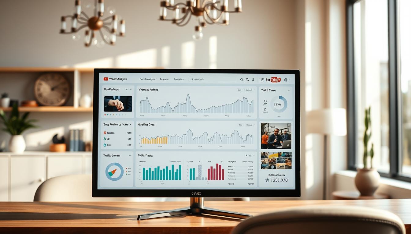 Mit YouTube Geld verdienen - Online Erfolg 2025 4 YouTube Analytics Dashboard