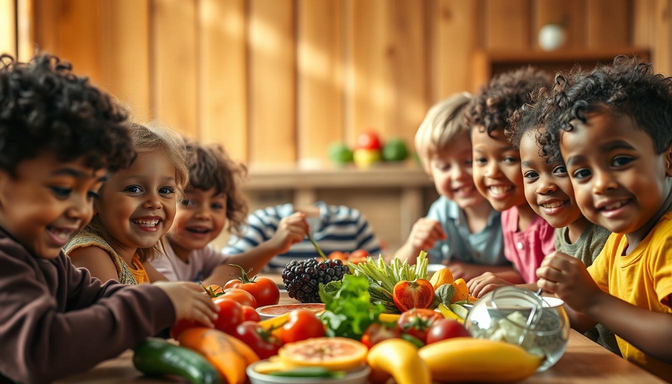 Gesunde Kinderentwicklung durch ausgewogene Ernährung