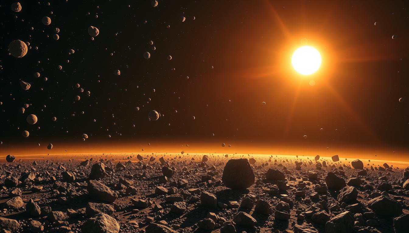 Asteroidengürtel im Sonnensystem