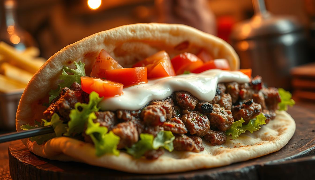 Döner zu Hause selber machen mit orientalischen Gewürzen